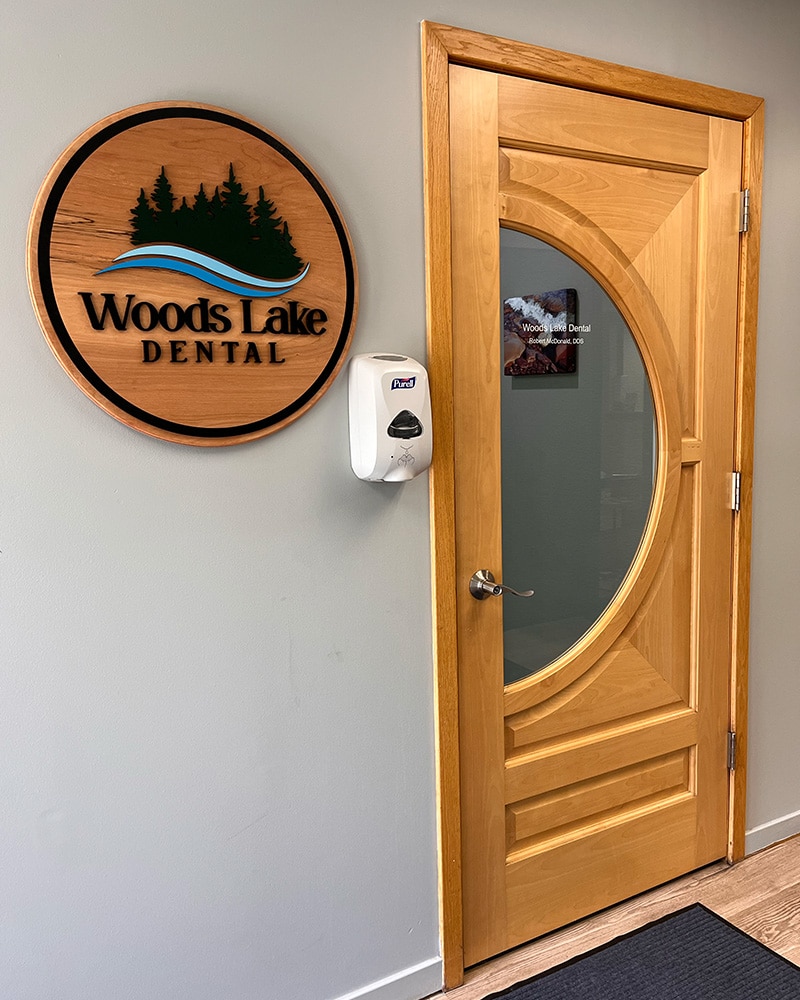 Woods Lake Dental office entrance